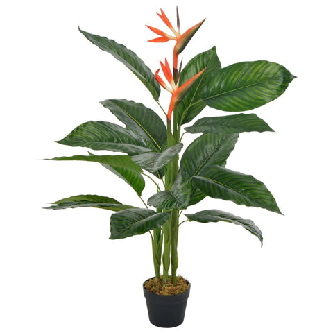 Artificial Plant Strelitzia with Pot Red 100 cm 280197