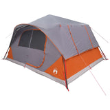 Instant Tent with Roof Grey and Orange 365 x 280 x 200 cm 42028705