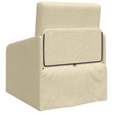 Sofa Bed Cream 65 x 80 x 83 cm Fabric 4106643