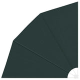 Balcony Privacy Screen 210 x 210 cm Polyester Dark Green 42000937
