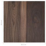 Self-adhesive Flooring Planks 55 pcs PVC 5.11 m Dark Brown 324663
