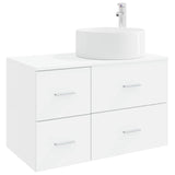 Bathroom Furniture Set 2 pcs White Engineered Wood 3404008