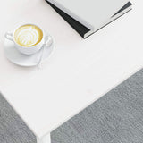 Coffee Table White 100 x 100 x 45 cm Solid Pine Wood 892770
