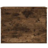 Storage Box Smoked Oak 60x42x46 cm Engineered Wood 840657