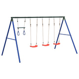 Outdoor Swing Set with Swings and Trapeze 3283622