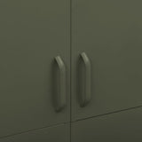 Wardrobe Olive Green 90x50x180 cm Steel 336243