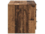 Bathroom Sink Cabinet UTRECHT Old Wood 82 x 41x 56 cm 897683