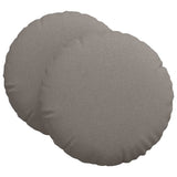 Seat Cushions 2 pcs Taupe 80 x 29 cm Fabric 42014237