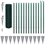ZNTS Euro Fence Steel 25x1.5 m Green 142390