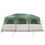 ZNTS Family Tent Cabin 9-Person Green Waterproof 94539