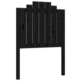 Bed Frame without Mattress Black Small Single Solid Wood Pine 3192260