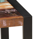 Coffee Table Multicolour Solid Reclaimed Wood 120 cm long Durable 247425