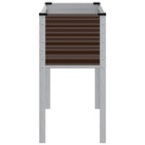 Garden Planter Brown 100x45x90 cm Steel 4008971