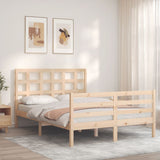 Bed Frame without Mattress 140x200 cm Solid Wood 3193986