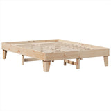 Bed Frame without Mattress 140x200 cm Solid Wood Pine 855355