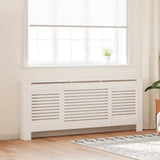 MDF Radiator Cover White 205 cm 325551