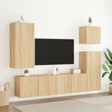 TV Cabinets Wall-mounted 2 pcs Sonoma Oak 80x30x41 cm 836957