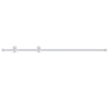 Sliding Door Hardware Kit 183 cm Steel White 151705