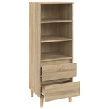 Highboard Sonoma Oak 40x36x110 cm Engineered Wood 821239