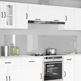 Kitchen Backsplash 2 pcs Transparent 110 x 50 cm Tempered Glass 3415489