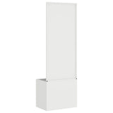 Garden Privacy Screen White 50 x 32 x 150 cm Cold-rolled steel 876442