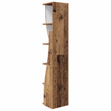 Corner Cabinet 27.5x27x140cm Engineered Wood Old Wood 889873