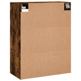 Wall Mounted Cabinet Smoked Oak 69.5x34x90 cm 828497