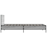 Bed Frame without Mattress Grey Sonoma 100x200 cm 845525