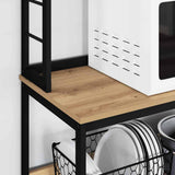 Kitchen Shelf Artisan Oak 100 x 40 x 168 cm Engineered Wood 883897