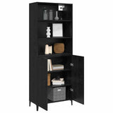 Highboard Black Oak 69.5 x 32.5 x 180 cm Engineered Wood 3332504