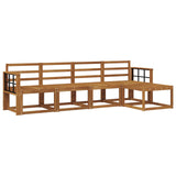 Outdoor Sofa Set 5 pcs Natural Solid Acacia Wood 3366262
