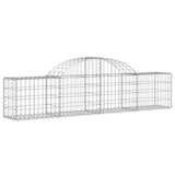 Arched Gabion Baskets 12 pcs 200x30x40/60 cm Galvanised Iron 3146057