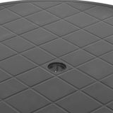 Garden Table Anthracite 89 cm Plastic 48807