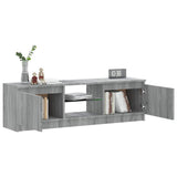 TV Cabinet with LED Lights Grey Sonoma 120x30x36 cm 815709
