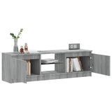 TV Cabinet with LED Lights Grey Sonoma 120x30x36 cm 815709