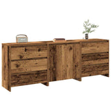 3 Piece Sideboard Old Wood Engineered Wood 3329179