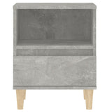 Bedside Cabinets 2 pcs Concrete Grey 40x35x50 cm 821803