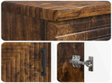 Bathroom Sink Cabinet HAARLEM Smoked Oak 59.5 x 31.5x 59 cm 896790