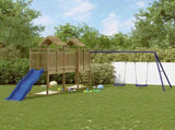 Outdoor Playset Brown Treated Wood Large Adjustable Armrests 3155884