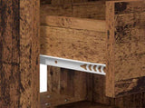 Bedside Table Old Wood 40.5 x 40 x 48 cm Engineered Wood 891068