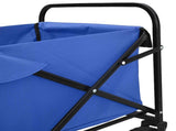 Folding Hand Trolley Manual Blue 94 x 53 x 99 cm Oxford Cloth 42020662