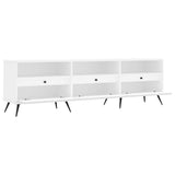 TV Cabinet White 150x30x44.5 cm Engineered Wood 831252