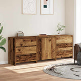 3 Piece Sideboard Old Wood Engineered Wood 3329179