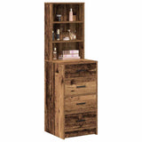 Highboard with Drawer Old wood 40 x 41 x 135 cm Engineered wood 865053