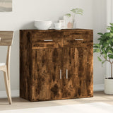 ZNTS Sideboard Smoked Oak 79x38x80 cm Engineered Wood 840524