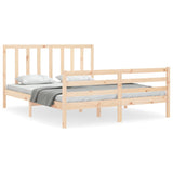 Bed Frame without Mattress 160x200 cm Solid Wood Pine 3193801