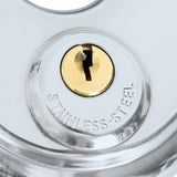 Discus Locks with Keys 12 pcs Silver 6 x 2.3 x 6 cm 42020746