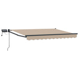 Manual Retractable Awning with LEDs 3.5 x 2 m 3419392