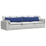 Sofa Pillows 2 pcs Police Blue 145 x 40 cm Corduroy Fabric 42013853