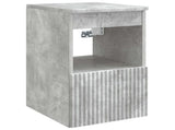 Bathroom Cabinet Set 5 pcs Concrete Grey 53 x 15.5 x 70 cm 3406370